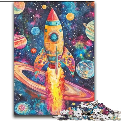Puzzles für Erwachsene und Jugendliche, Puzzle-Weltraumraketen-Quizspiel, ganze Familie, 70x100cm Puzzles für Erwachsene und Jugendliche, Puzzle-Weltraumraketen-Quizspiel, ganze Familie, 70x100cm von LYXIANY