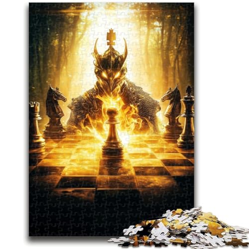 Puzzles für Erwachsene und Jugendliche, Schach Spielen, geeignet für Kinder ab 14 Jahren, geeignet für Paare, Geschenke für Freunde und Familie, 26x38cm Puzzles für Erwachsene und Jugendliche, Schach Spielen, geeignet für Kinder ab 14 Jahren, geeignet für Paare, Geschenke für Freunde und Familie, 26x38cm von LYXIANY