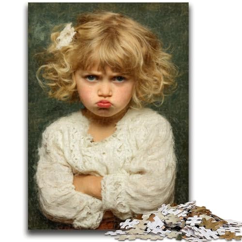 Puzzles für Erwachsene und Teenager, Puzzle „Wütender Kleiner Junge“, Quizspiel ganze Familie, 50x75cm Puzzles für Erwachsene und Teenager, Puzzle „Wütender Kleiner Junge“, Quizspiel ganze Familie, 50x75cm von LYXIANY