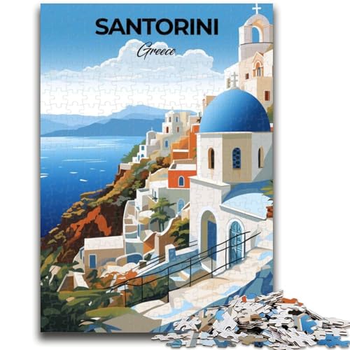 Santorini, Griechenland, Reise-Puzzle für Teenager, 1000 Puzzleteile, für Kinder ab 14 Jahren, lustige Spiele, lustige Aktivitäten zu Hause, Geburtstagsgeschenke, Reisegeschenke, 1000 Teile (50x75cm) Santorini, Griechenland, Reise-Puzzle für Teenager, 1000 Puzzleteile, für Kinder ab 14 Jahren, lustige Spiele, lustige Aktivitäten zu Hause, Geburtstagsgeschenke, Reisegeschenke, 1000 Teile (50x75cm) von LYXIANY