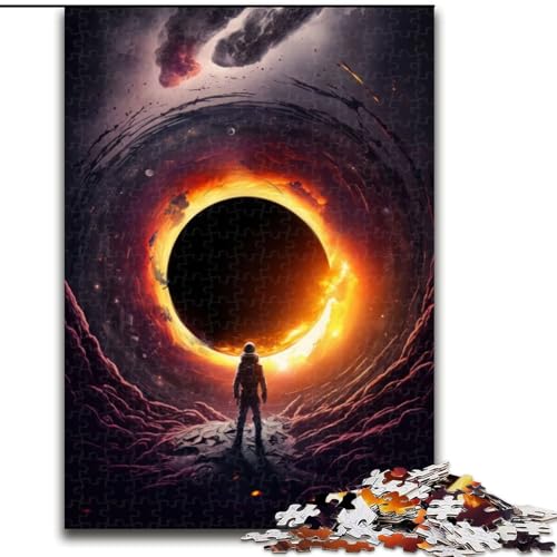 Schwarzes Loch, 1000-teiliges Puzzle für Erwachsene, Puzzles für Erwachsene, Heimdekoration, Denksportspiel für Teenager und Familieninteraktion, Größe 50x75cm Schwarzes Loch, 1000-teiliges Puzzle für Erwachsene, Puzzles für Erwachsene, Heimdekoration, Denksportspiel für Teenager und Familieninteraktion, Größe 50x75cm von LYXIANY