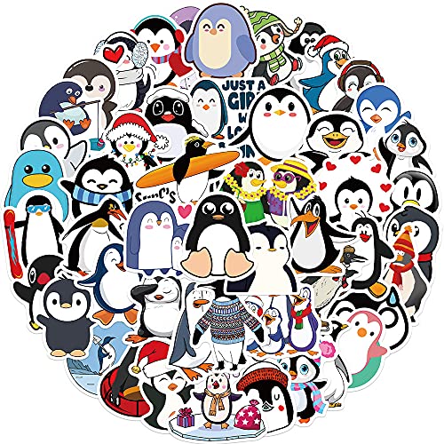 Penguin Aufkleber Penguin Sticker Set 100 Stücke Niedlich Deko für Auto Laptop Skateboard Fahrrad Moped Motorrad Fahrrad Computer,Geeignet für Erwachsene Kinder von LYunMu