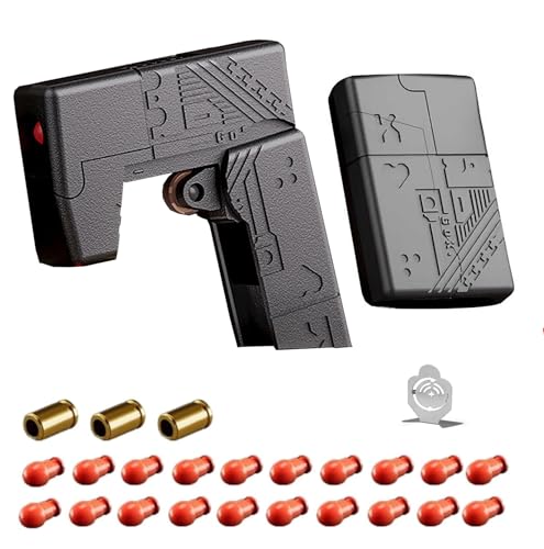 Legierung Anti Stress Spielzeug,Kann Verformt Werden Soft Bullet Guns Toy + 10 Soft Bullet BüRo-Schreibtisch EDC Spielzeug, Freunde von LZAHSH