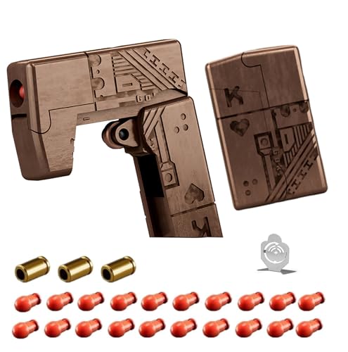 Legierung Anti Stress Spielzeug ,Kann Verformt Werden Soft Bullet Guns Toy + 20 Soft Bullet BüRo-Schreibtisch EDC Spielzeug, Freunde von LZAHSH