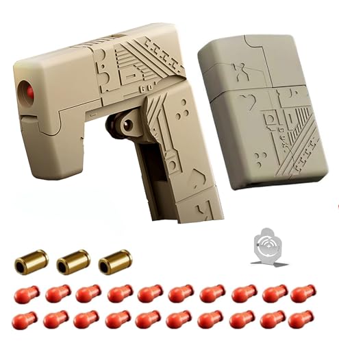 Legierung Anti Stress Spielzeug ,Kann Verformt Werden Soft Bullet Guns Toy + 20 Soft Bullet BüRo-Schreibtisch EDC Spielzeug, Freunde von LZAHSH