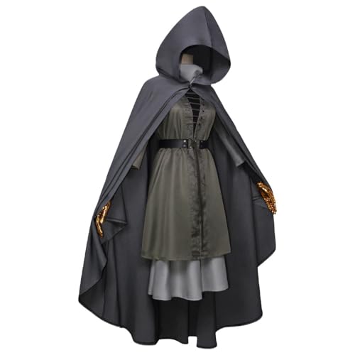 LZHUYE Eldens Rings Melinas Cosplay Outfits, Anime Cosplay Kostüme Rollenspiel Halloween Clubwear für Party von LZHUYE