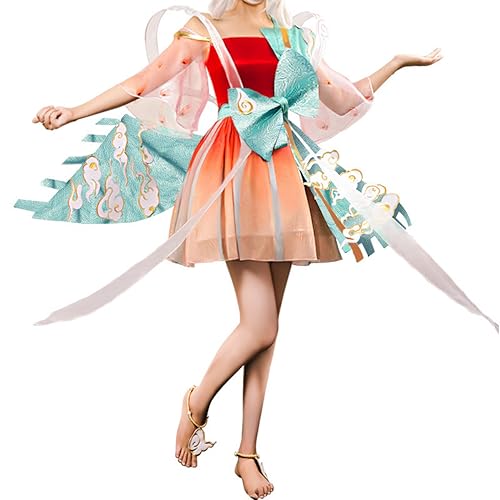 LZHUYE HonorsKings Anime Cosplay Kostüm Yao Kleid Halloween Outfit für Party Erwachsene Kinder von LZHUYE