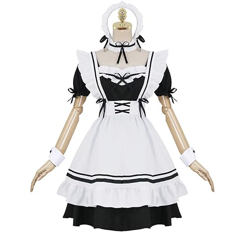 LZHUYE Miracles Nikkis Chocolate Maid Anime Cosplay Kostüm Dienstmädchen Cosplay Kostüm Halloween Outfit für Party Erwachsene Kinder von LZHUYE