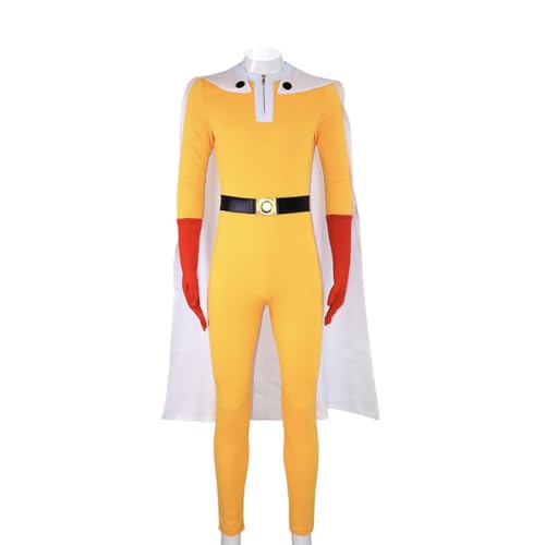 LZHUYE Ones Punchs Mans Saitamas Cosplay Outfits Anime Cosplay Kostüme Rollenspiel Halloween Clubwear für Party von LZHUYE