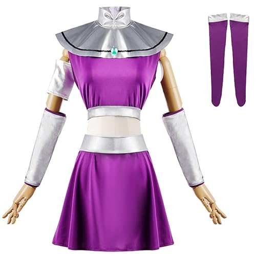 LZHUYE Teen Titans Anime Cosplay Kostüm Starfire Uniform Halloween Outfit für Party Erwachsene Kinder von LZHUYE