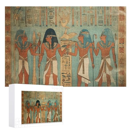 Puzzle "Frauen im alten Ägypten", 1000 Teile, personalisiertes Puzzle für Erwachsene, Fotos, Puzzle für Familie, anspruchsvolles Bilderpuzzle mit Aufbewahrungstasche, Heimdekoration, Puzzle von LZQPOEAS