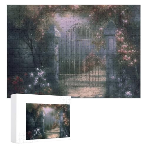 Secret Garden Puzzles, 300 Teile, personalisiertes Puzzle für Erwachsene, Fotos, Puzzle für Familie, anspruchsvolles Bilderpuzzle mit Aufbewahrungstasche, Heimdekoration, Puzzle von LZQPOEAS