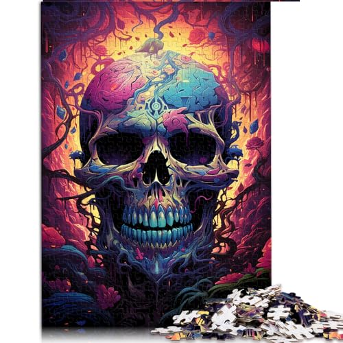 1000-teiliges Puzzle, Die volle Psychedelie des Waldgeistes, Papierpuzzle, Geeignet für Erwachsene und Kinder ab 12 Jahren, Holzpuzzle für Familienspiele und Heimdekoration. Größe: 26 x 38 cm. von LZYANG