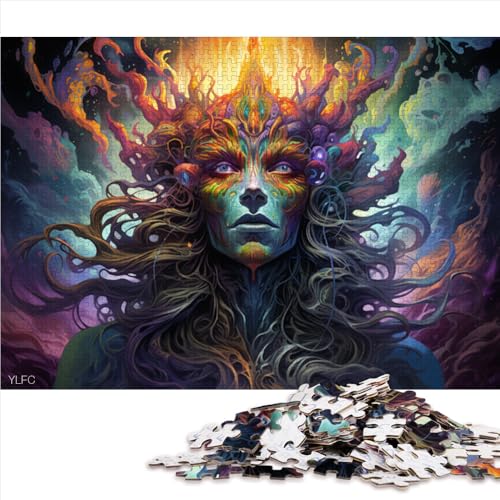 1000-teiliges Puzzle, Fantasy Master of The Universe Holzpuzzle, für Erwachsene und Kinder, Lernpuzzle für die ganze Familie, Größe: 52 x 38 cm von LZYANG