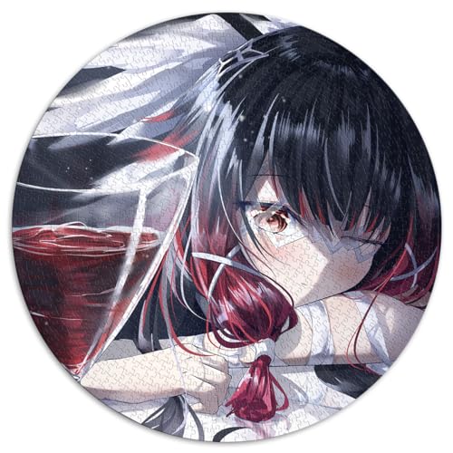 1000-teiliges Puzzle, Genshin Impact Columbina, kreisförmiges Puzzle, geeignet für Erwachsene und Kinder ab 12 Jahren, Puzzle aus Pappe, tolles Geschenk für Erwachsene, Größe 67,5 x 67,5 1000-teiliges Puzzle, Genshin Impact Columbina, kreisförmiges Puzzle, geeignet für Erwachsene und Kinder ab 12 Jahren, Puzzle aus Pappe, tolles Geschenk für Erwachsene, Größe 67,5 x 67,5 von LZYANG