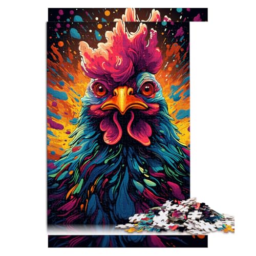 1000-teiliges Puzzle, Huhn_Entzückendes Papierpuzzle, für Erwachsene und Kinder ab 12 Jahren, Puzzle, Geschenk für Erwachsene und Kinder, Größe: 50 x 75 cm von LZYANG