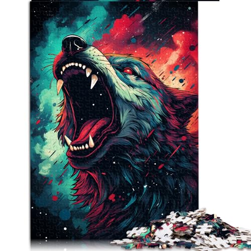 1000-teiliges Puzzle, Lernspiele, Galaxy Wolf-Papierpuzzle, für Erwachsene und Kinder ab 12 Jahren, anspruchsvoll. Größe: 52 x 38 cm von LZYANG