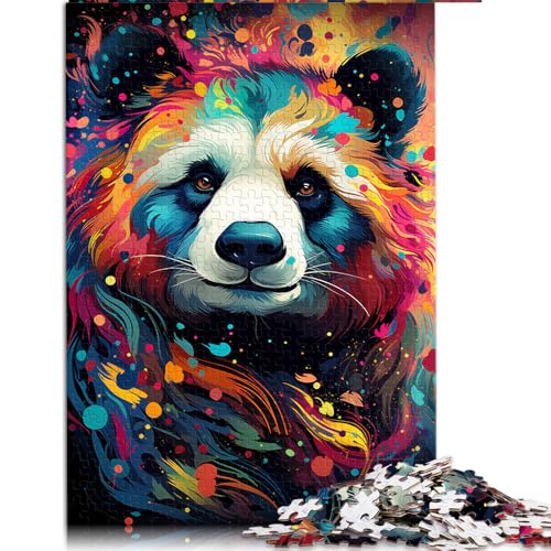 1000-teiliges Puzzle, Panda-Papierpuzzle zum Ausmalen, für Erwachsene und Kinder ab 12 Jahren, anspruchsvoll. Größe: 26 x 38 cm. von LZYANG