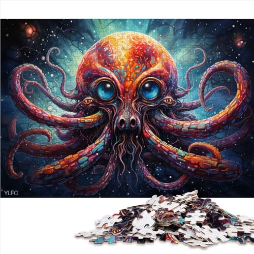 1000-teiliges Puzzle, Papierpuzzle mit Fantasie-Sternentieren in Farbe, für Erwachsene und Familien, Lernspiel für Erwachsene und Kinder. Größe: 50 x 75 cm. von LZYANG