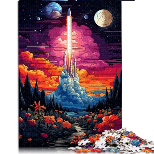 1000-teiliges Puzzle, Raumschiff-Hauptquartier, Papierpuzzle, für Erwachsene und Kinder ab 12 Jahren, Lernspiel für Erwachsene und Kinder, Größe: 50 x 75 cm von LZYANG