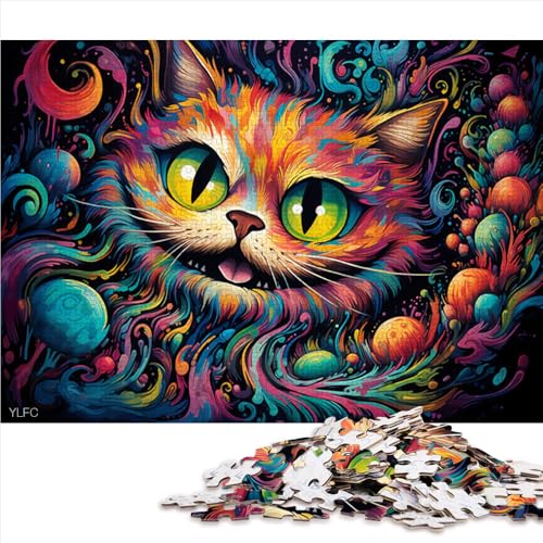 1000-teiliges Puzzle für Erwachsene, Alice im Wunderland-Papierpuzzle, geeignet für Erwachsene und Kinder ab 12 Jahren, zum Stressabbau. Größe: 26 x 38 cm. von LZYANG