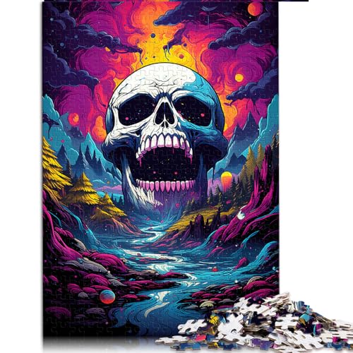 1000-teiliges Puzzle für Erwachsene, Psychedelisches Farbmonster-Papierpuzzle, für Erwachsene und Kinder ab 12 Jahren, Denkspiel, Größe: 50 x 75 cm von LZYANG