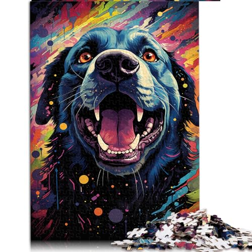 2000-teiliges Puzzle, „Die volle Psychedelia der kosmischen Hunde“, Papierpuzzle, für Erwachsene und Kinder ab 12 Jahren, Denksport-Puzzle, Größe: 70 x 100 cm von LZYANG