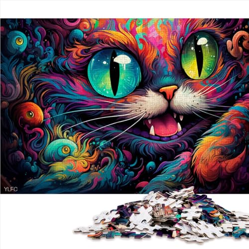 2000-teiliges Puzzle, Alice im Wunderland-Papierpuzzle, für Erwachsene und Kinder ab 12 Jahren, Lernspiele, Größe: 70 x 100 cm von LZYANG