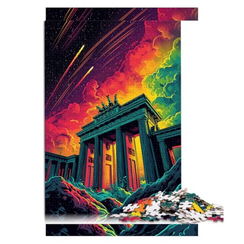 2000-teiliges Puzzle, Brandenburger Tor, Deutschland, Papierpuzzle, für Erwachsene und Kinder ab 12 Jahren, Denkspiel, Spielzeug. Größe: 70 x 100 cm. von LZYANG