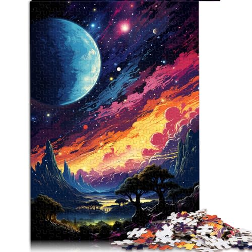 2000-teiliges Puzzle, Fantasy-Landschaft, Papierpuzzle, für Erwachsene und Kinder, Holzpuzzle für Familienspiele und Heimdekoration. Größe: 70 x 100 cm. von LZYANG