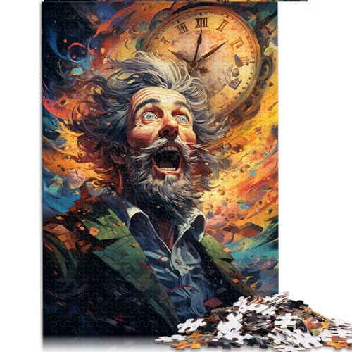 2000-teiliges Puzzle, Gott der Zeit, Papierpuzzle, für Jugendliche und Erwachsene, Lernspiel und herausforderndes Spielzeug. Größe: 70 x 100 cm. von LZYANG