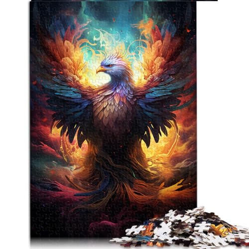 2000-teiliges Puzzle, Papierpuzzle „Feuerfarbener Phönix“, für Erwachsene und Kinder ab 12 Jahren, für Familienspaß. Größe: 70 x 100 cm. von LZYANG