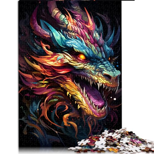 2000-teiliges Puzzle, Papierpuzzle mit Tierdrachen, für Erwachsene und Kinder ab 12 Jahren, Geschenkspielzeug. Größe: 70 x 100 cm. von LZYANG