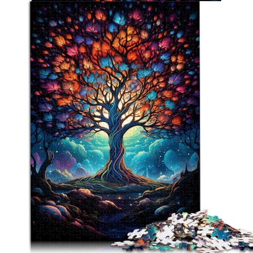 2000-teiliges Puzzle, Papierpuzzle mit dem kosmischen Lebensbaum, für Erwachsene und Kinder ab 12 Jahren, pädagogisches Spiel und herausforderndes Spielzeug. Größe: 70 x 100 cm. von LZYANG