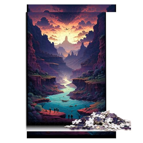 2000-teiliges Puzzle, amerikanischer Grand Canyon, Papierpuzzle, für Erwachsene und Kinder ab 12 Jahren, Lernspiel für Erwachsene und Kinder. Größe: 70 x 100 cm. von LZYANG