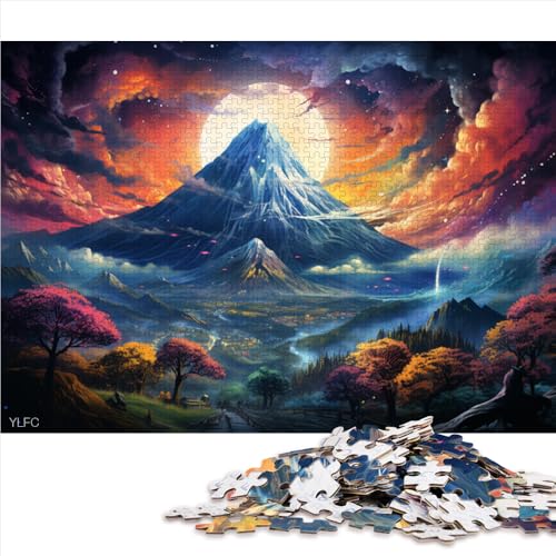 2000-teiliges Puzzle, farbenfrohes Papierpuzzle „Mount Fuji“, für Erwachsene und Kinder, Lernspiel für Erwachsene und Kinder. Größe: 70 x 100 cm. 2000-teiliges Puzzle, farbenfrohes Papierpuzzle „Mount Fuji“, für Erwachsene und Kinder, Lernspiel für Erwachsene und Kinder. Größe: 70 x 100 cm. von LZYANG