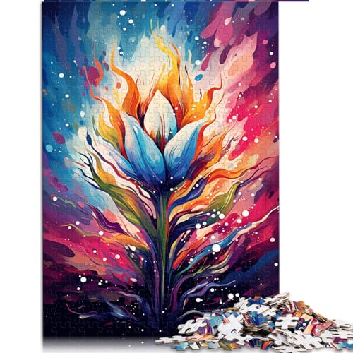 2000-teiliges Puzzle, farbenfrohes psychedelisches Tulpen-Papierpuzzle, für Erwachsene und Kinder ab 12 Jahren, Holzpuzzle für Familienspiele und als Heimdekoration. Größe: 70 x 100 cm. von LZYANG