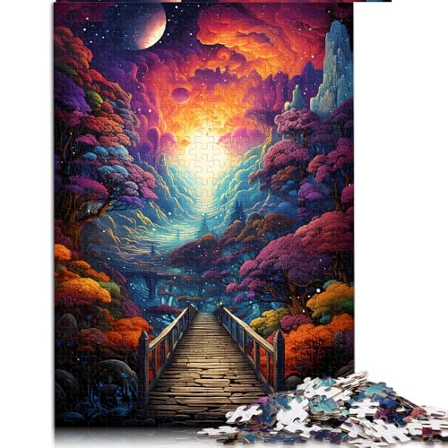 2000-teiliges Puzzle-Spielzeug, Fantasy-Landschaft, Papierpuzzle, für Erwachsene und Kinder ab 12 Jahren, anspruchsvolles Puzzle für das Familienspiel, Größe: 70 x 100 cm von LZYANG