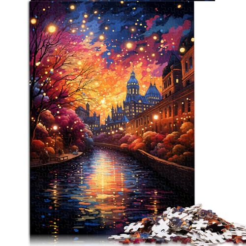 2000-teiliges Puzzle für Erwachsene, „Das große Papierpuzzle vom Rideau-Kanal“, geeignet für Erwachsene und Jugendliche ab 12 Jahren, anspruchsvoll. Größe: 70 x 100 cm von LZYANG