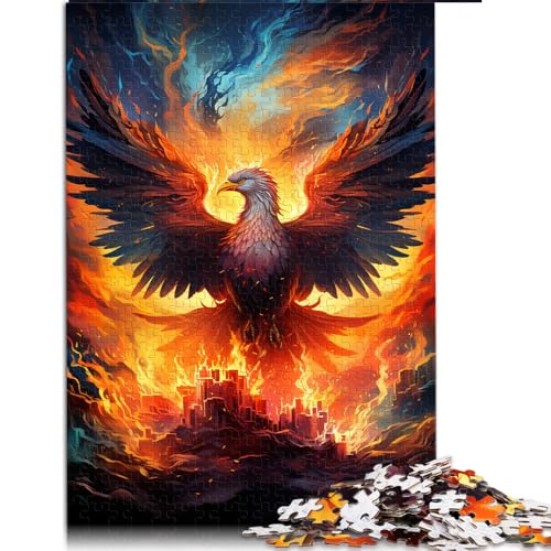 2000-teiliges Puzzle für Erwachsene, Papierpuzzle „Feuerfarbener Phönix“, für Erwachsene und Kinder ab 12 Jahren, Kunstwerk als Geschenk. Größe: 70 x 100 cm. von LZYANG