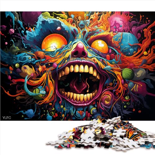 2000-teiliges Puzzle für Erwachsene, buntes Fantasy-Monster-Papierpuzzle, für Erwachsene und Kinder ab 12 Jahren, Puzzlespielzeug zur Heimdekoration, Größe: 70 x 100 cm von LZYANG