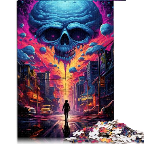 2000-teiliges Puzzle für Erwachsene und Kinder, Psychedelischer Dämon im Himmel, Papierpuzzle, für Erwachsene und Kinder, Denkspiel-Spielzeug. Größe: 70 x 100 cm. von LZYANG