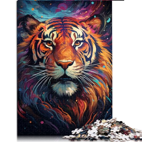 2000-teiliges Puzzlespiel, „Die volle Psychedelia des Space Tiger“-Papierpuzzles, für Erwachsene und Kinder ab 12 Jahren, Holzpuzzle für Familienspiele und Heimdekoration. Größe: 70 x 100 cm von LZYANG