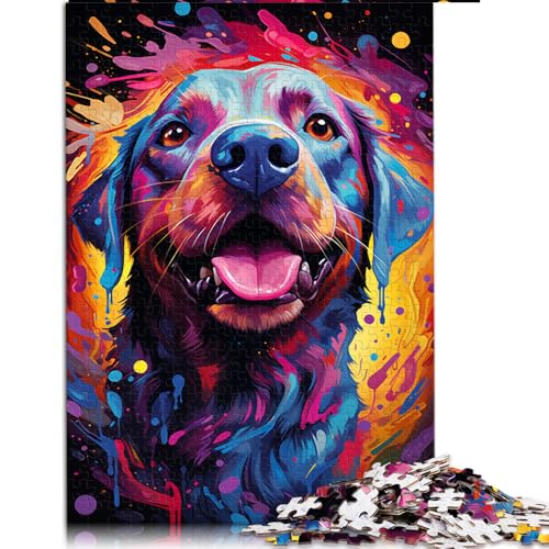 Lustiges Puzzle für Erwachsene mit 1000 Teilen, Papierpuzzle mit Hundemotiv, zum Ausmalen, geeignet für Erwachsene und Jugendliche ab 12 Jahren, tolles Geschenk. Größe: 26 x 38 cm von LZYANG