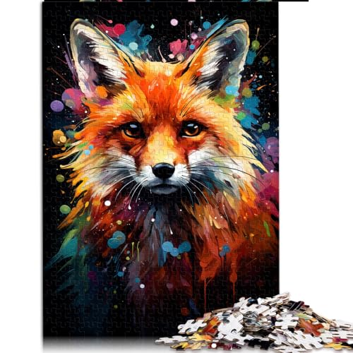 Präzisionsgeschnittenes 2000-teiliges Puzzle, PaintingColorArtFox Papierpuzzle, für Erwachsene und Kinder ab 12 Jahren, Lernspiel. Größe: 70 x 100 cm. von LZYANG