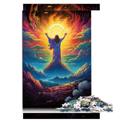 Puzzle 1000 Teile, Brasilien, Jesus, Erlöser, Papierpuzzle, für Erwachsene und Kinder ab 12 Jahren, tolles Geschenk für Erwachsene. Größe: 50 x 75 cm von LZYANG