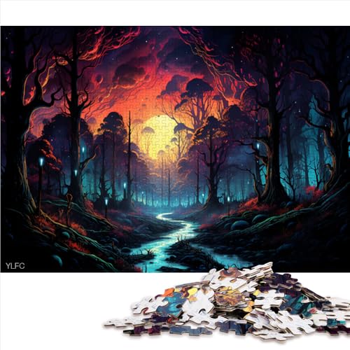 Puzzle 1000 Teile für Erwachsene, Laden_Woods_ful_re_cfb-bcb-b-aeeac_ Papierpuzzle, für Erwachsene und Kinder ab 12 Jahren, Heimdekoration. Größe: 52 x 38 cm. von LZYANG