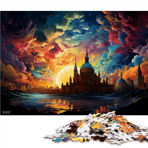 Puzzle 1000 Teile für Erwachsene, voller Spaß im Christiansborg-Palast, Papierpuzzle, Geschenk für Erwachsene, Lernspiele, Größe: 50 x 75 cm von LZYANG