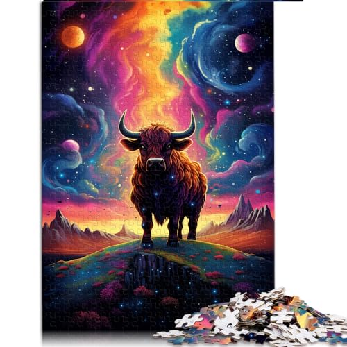 Puzzle 2000 Teile, Symphony Cow-Papierpuzzle, für Erwachsene und Kinder ab 12 Jahren, Spielzeug als pädagogisches Geschenk. Größe: 70 x 100 cm. von LZYANG