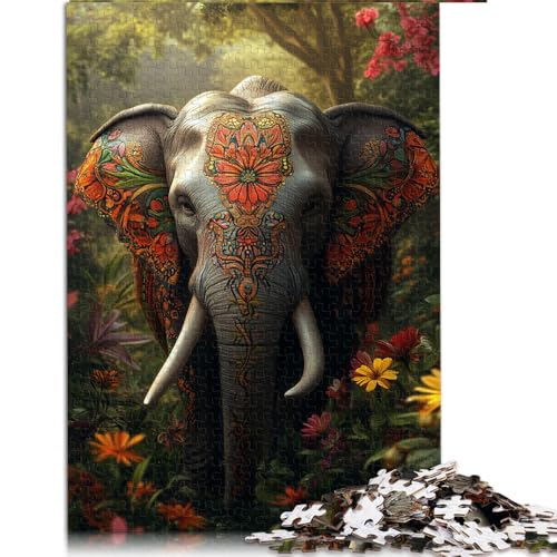 Puzzle 2000 Teile für Erwachsene, Elefanten-Papierpuzzle, für Erwachsene und Kinder ab 12 Jahren, Familienunterhaltungsspielzeug. Größe: 70 x 100 cm. von LZYANG